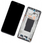 Ekranas tinkantis Xiaomi 12T/12T Pro su lietimui jautriu stikliuku ir rėmeliu Black (used Grade B)