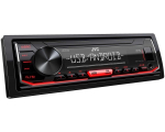 JVC, KD-X162 USB MP3 magnetola su AUX įėjimu ir USB