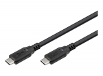 Goobay USB-C&trade; Cable, USB4&trade;, 240 W, 40 Gbit/s, Power Delivery, 1.8 m, Black | Goobay