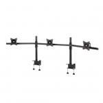EDBAK SV11 desk mount for three 19 &ldquo;-27&rdquo; monitors, curved | EDBAK