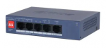 Switch|DAHUA|CS4005-4GT-36|Switch type Managed|Switch layer L2|Form factor Desktop/Wall-Mounting|5xRJ-45 port