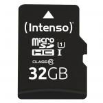 Micro SD korta 32GB, Intenso, UHS-I, 3423480