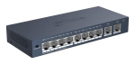 Switch|DAHUA|S3010-8ET2GT-90|Switch type Unmanaged|8xRJ-45 ports|RJ-45 Ports Type Fast Ethernet (10/100