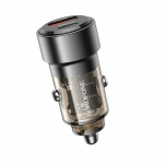 Automobilinis įkroviklis Borofone BZ20 PD20W+QC3.0 38W juodas