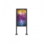 EDBAK | Floor stand | POK101 | 55 " | Maximum weight (capacity) 80 kg | Black