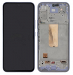 Ekranas tinkantis Samsung A546 A54 5G 2023 su lietimui jautriu stikliuku ir rėmeliu Violet (assembled service pack)