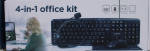 SALE OUT. Gembird KBS-UO4-01 Multimedia office set, black, US-Layout | SALE OUT. | Gembird 4-in-1 Multimedia office set