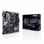 Asus | PRIME B550M-A | Processor family AMD | Processor socket AM4 | DDR4 | Memory slots 4