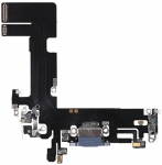 Lanksčioji jungtis skirta iPhone 13 įkrovimo kontaktų, su mikrofonu Blue originali (used Grade A)
