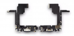 Lanksčioji jungtis skirta iPhone 15 Pro įkrovimo kontaktų, su mikrofonu Black Titanium originali (used Grade A)