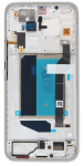 Ekranas tinkantis Xiaomi Poco M8 Pro 5G su lietimui jautriu stikliuku ir rėmeliu Silver (service pack)