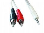 Laidas 3.5 ki&scaron;tukas-2xRCA 2.5m