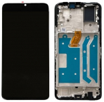 Ekranas tinkantis Huawei Honor X7 su lietimui jautriu stikliuku ir rėmeliu Black