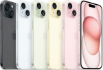 Telefonas  iPhone 15 128GB juodas