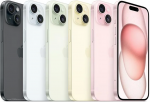 Telefonas naudotas iPhone 15 128GB juodas