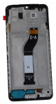 Ekranas tinkantis Xiaomi Redmi 13C 5G su lietimui jautriu stikliuku ir rėmeliu Black (service pack)