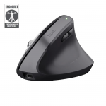 Pelė Ergonominė Bluetooth Trust black, 25146