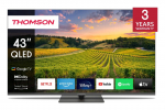 TV Set|THOMSON|43"|4K/Smart|QLED|3840x2160|Bluetooth|Google TV|43QG5C14