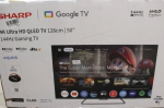 SALE OUT. Sharp 50HR7265E 50" (126cm) QLED 144Hz 4K Ultra HD Google TV, Dolby Vision, Dolby Atmos, Central Stand