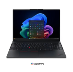 Lenovo ThinkPad E16 G4 Intel | Black | 16 " | IPS | WUXGA | 1920 x 1200 pixels | Anti-glare | Intel Core Ultra 7 | 355 | 24 GB