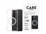 CARE by PanzerGlass Samba Case Transparent w. White Qi Samsung New Galaxy S26 | PanzerGlass