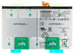 Akumuliatorius tinkantis Samsung Tab S10 FE+/S10+ X620/X626/X820/X826 EB-BX828ABE 10090mAh (service pack)
