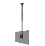 Neomounts CL35-340BL12 Monitor/TV mount Ceiling | Adjustable Height, Rotate, Tilt, Swivel | 23-42 "