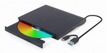 I&scaron;orinis DVD skaitytuvas Gembird DVD-USB-031 juodas
