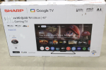 SALE OUT. Sharp 43HR7265E 43" (108cm) QLED 144Hz 4K Ultra HD Google TV, Dolby Vision IQ, Dolby Atmos, Central Stand