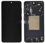 Ekranas tinkantis Samsung S942 S26 su lietimui jautriu stikliuku ir rėmeliu Black (assembled service pack)