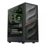 Gamemax Case | AERIS 330 MB | Black | Mini Tower | Power supply included No