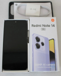 SALE OUT. Xiaomi Redmi Note 14 | Midnight Black | 6.67 " | AMOLED | 1080 x 2400 pixels | Mediatek | Internal RAM 6 GB | 128 GB