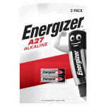 &Scaron;arminė baterija A27 (27A, E27A) 12V 27mAh Alkaline Energizer 2vnt įpakavime