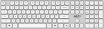 KEYBOARD +MOUSE/FORGE K210 W COMBO WHITE MSI