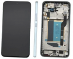 Ekranas tinkantis Xiaomi Redmi Note 15 Pro+ 5G su lietimui jautriu stikliuku ir rėmeliu Glacier Blue (service pack)