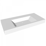 Akmens Masės Plautuvė SPN ROCCA, balta 990x470mm