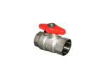 Rutulinis ventilis 3/4" FF trumpa rankena (PN30, art. 51F)