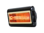 Terasų &scaron;ildytuvas Sorrento IP (2.0kW, juodos spalvos, aukso sp. reflektorius)