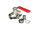 Rutulinis ventilis su filtru 3/4" FF ilga rankena (PN16, art. 514)