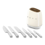 Peilių rinkinys su stovu SMEG KBSF02CR, 7 dalys