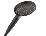 Rankinis du&scaron;as Hansgrohe Raindance Select S 120 3jet EcoSmart, 26531670, juodas matinis