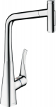 Virtuvinis mai&scaron;ytuvas su i&scaron;traukiama žarna Hansgrohe Metris Select M71 72833000