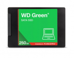 SSD|WESTERN DIGITAL|Green|250GB|3D NAND|Read speed 545 MBytes/sec|2,5 |MTBF 2000000 hours|WDS250G5G0A