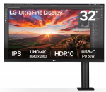 LCD Monitor|LG|31.5 |Panel IPS|3840x2160|16:9|60Hz|5 ms|Speakers|Swivel|Pivot|Height adjustable|Tilt|Colour Black|32UN880K-B