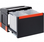 &Scaron;iuk&scaron;liadėžė FRANKE Cube 50, automatinis atidarymas, 2x14l, 134.0055.292