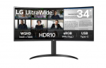 LCD Monitor|LG|34WR55QK-B|34 |Business/Curved/21 : 9|Panel VA|3440x1440|21:9|100Hz|5 ms|Height adjustable|Tilt|Colour Black|34WR55QK-B