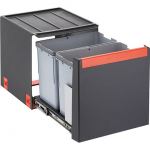 &Scaron;iuk&scaron;liadėžė FRANKE Cube 40, automatinis atidarymas, 2x14l, 134.0039.332