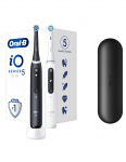Elektrinis dantų &scaron;epetėlis Oral-B iO5 Duo Matt Black/Quite white