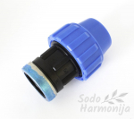 PP ECO Sujungimas 25mm vamzdžiui ir 1&rdquo; vidinis sriegis