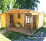 Sodo namelis su terasa Birmingham 28mm